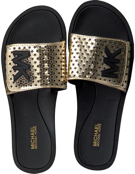 michael kors slippers met strik|Michael Kors slippers for women.